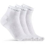 Fietssokken - Craft Core Dry Mid 3-pack - 40/42 - Wit Craft